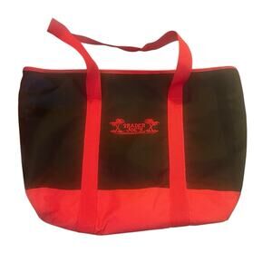 Trader Joe's Extra Large 7 Gallon Black Red Insulated Reusable Bag Cooler